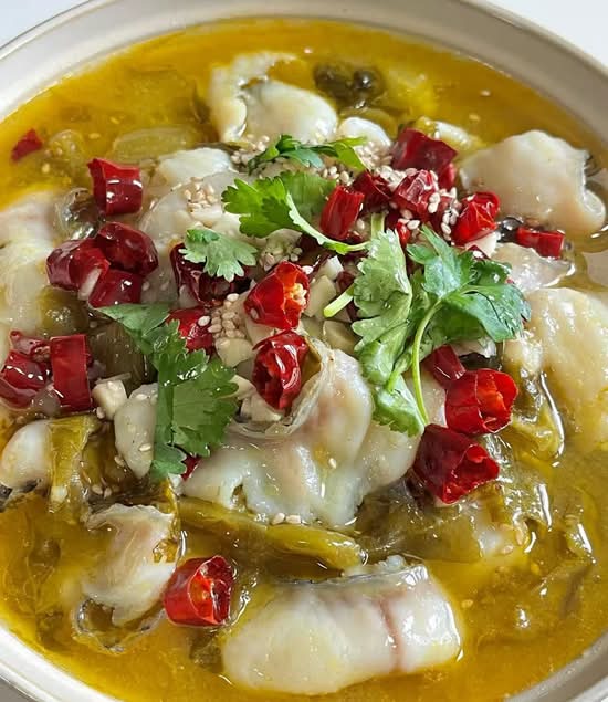 Pickled Cabbage And Fish Soup and rice（酸菜鱼饭）